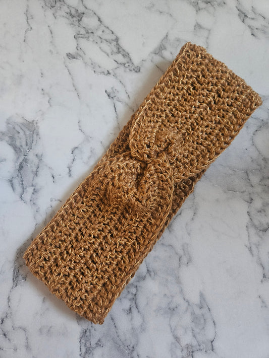 Crochet Twist Headband (Golden Hour)