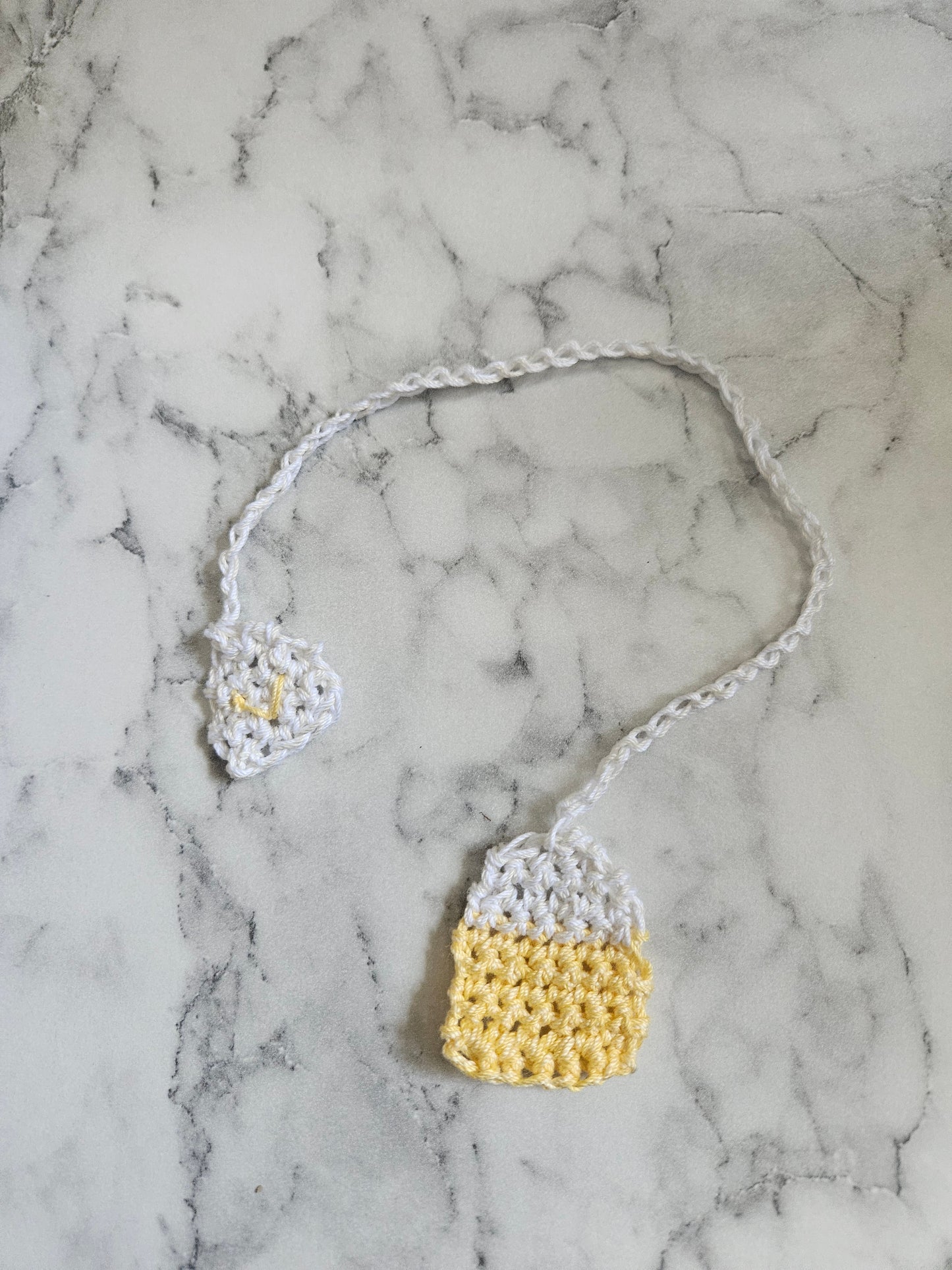 Crochet Tea Bag Bookmark