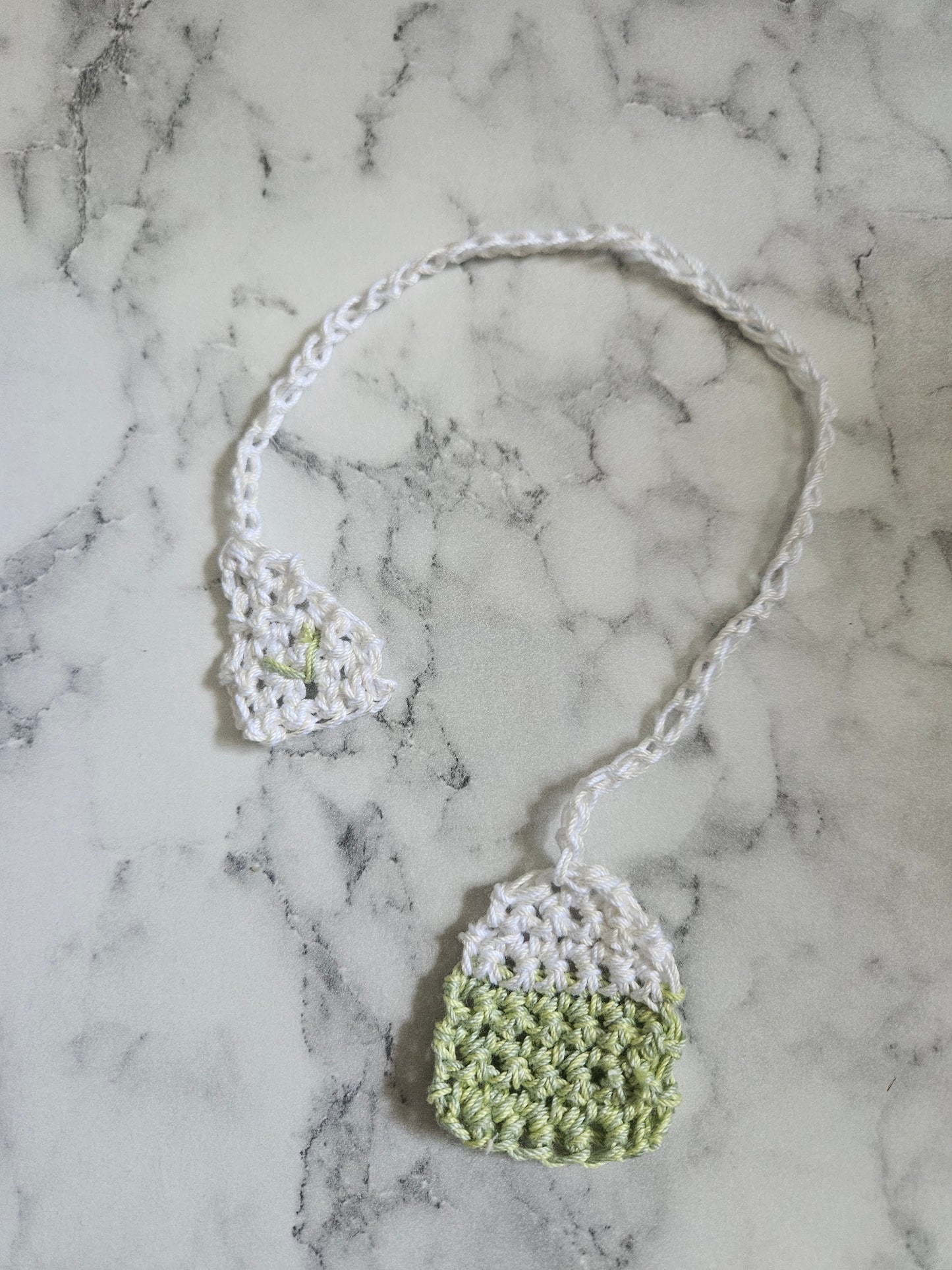 Crochet Tea Bag Bookmark